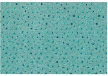 Glitzerkarton 50x70cm (250g/m) "Blaue Sterne" 5 Bögen